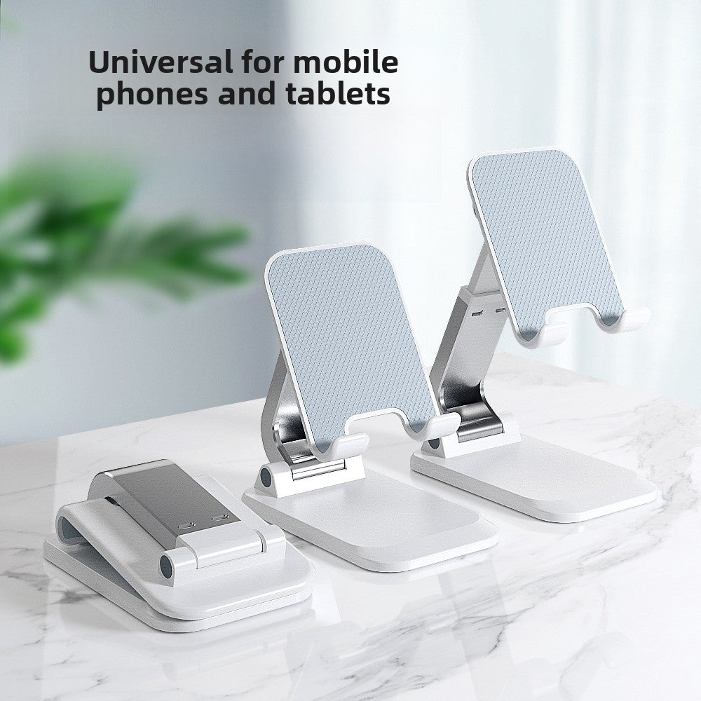 Metal Mobile Phone Holder In Black With Durable Silica Gel Components For Secure Grip