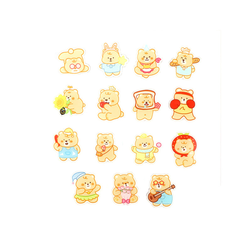 Animal Bear Cartoon Pin Brooches Made Of Acrylic Featuring Cute Design