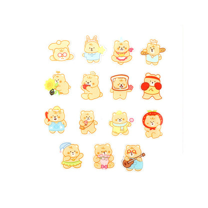 Animal Bear Cartoon Pin Brooches Made Of Acrylic Featuring Cute Design