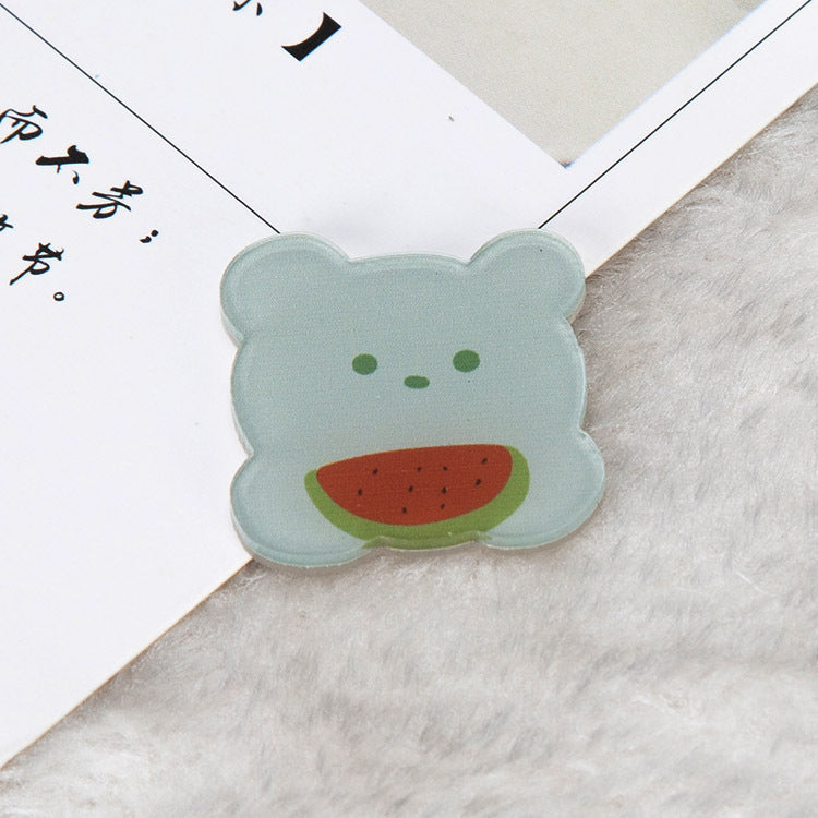 Cartoon Pin Brooches Made Of Acrylic Featuring Playful Designs For Stylish Accessories