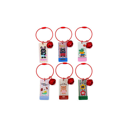 Animal Pattern Acrylic Keychain Featuring Durable Design For Everyday Use