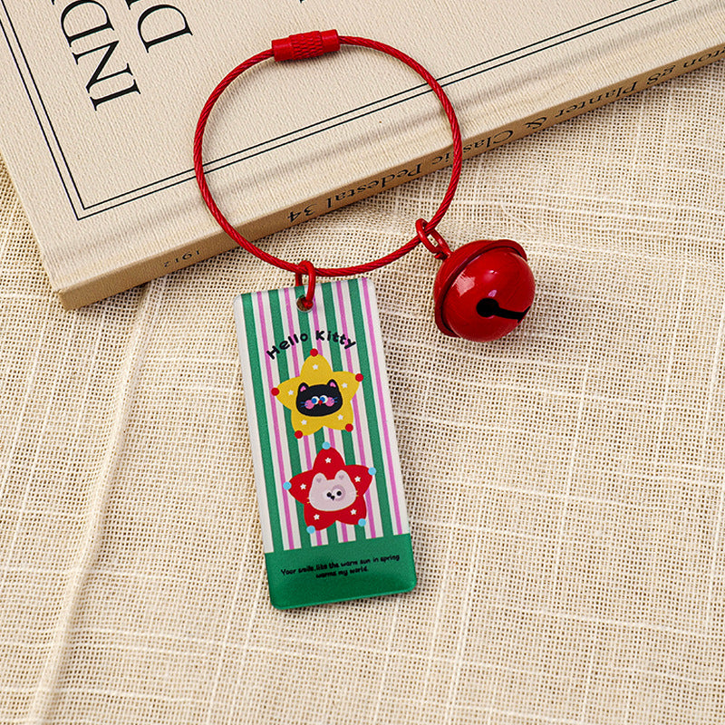 Animal Pattern Acrylic Keychain Featuring Durable Design For Everyday Use