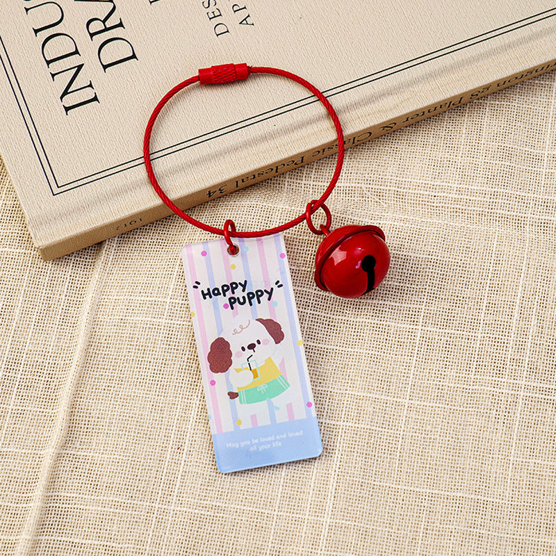 Animal Pattern Acrylic Keychain Featuring Durable Design For Everyday Use