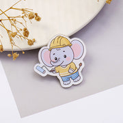 3 Painted Little Elephant [No. A1244]
