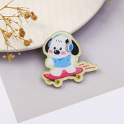 6 Skateboard Puppy [No. A1247]