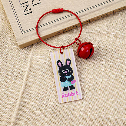 Animal Pattern Acrylic Keychain Featuring Durable Design For Everyday Use