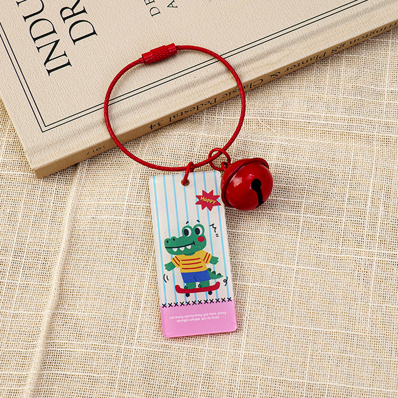 Animal Pattern Acrylic Keychain Featuring Durable Design For Everyday Use