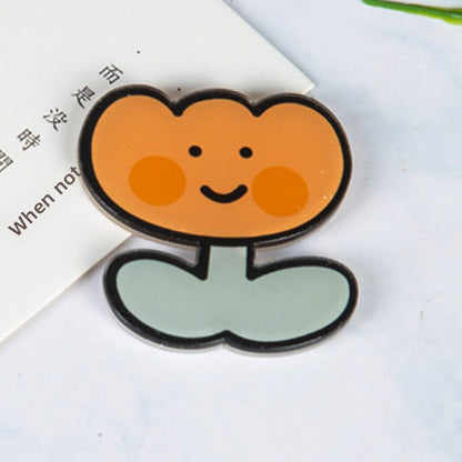 Animal Cartoon Rabbit Pin Brooch In Acrylic Material, Stylish And Lightweight Accessory