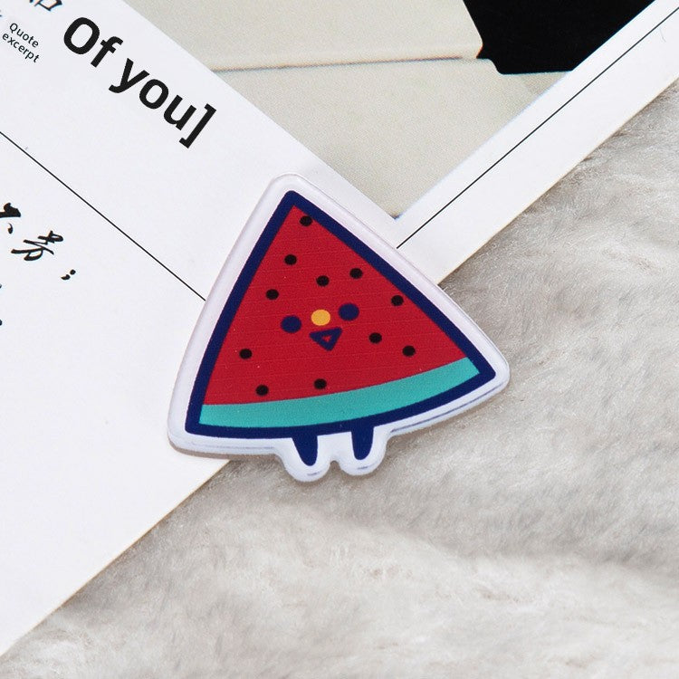 Cartoon Pin Brooches Made Of Acrylic Featuring Playful Designs For Stylish Accessories