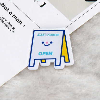 Cartoon Pin Brooches Made Of Acrylic Featuring Playful Designs For Stylish Accessories