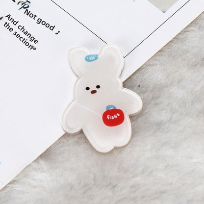 Cartoon Pin Brooches Made Of Acrylic Featuring Playful Designs For Stylish Accessories