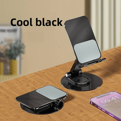 Metal Mobile Phone Holder In Black With Durable Silica Gel Components For Secure Grip