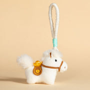 M4 White Plush Pony-Lanyard
