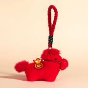 M5 Red Plush Pony-lanyard