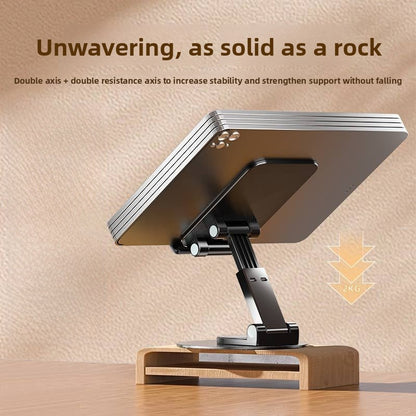 Folding Bracket Phone Stand Made Of Durable Aluminium Alloy In Black