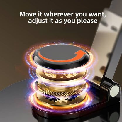 Folding Bracket Phone Stand Made Of Durable Aluminium Alloy In Black