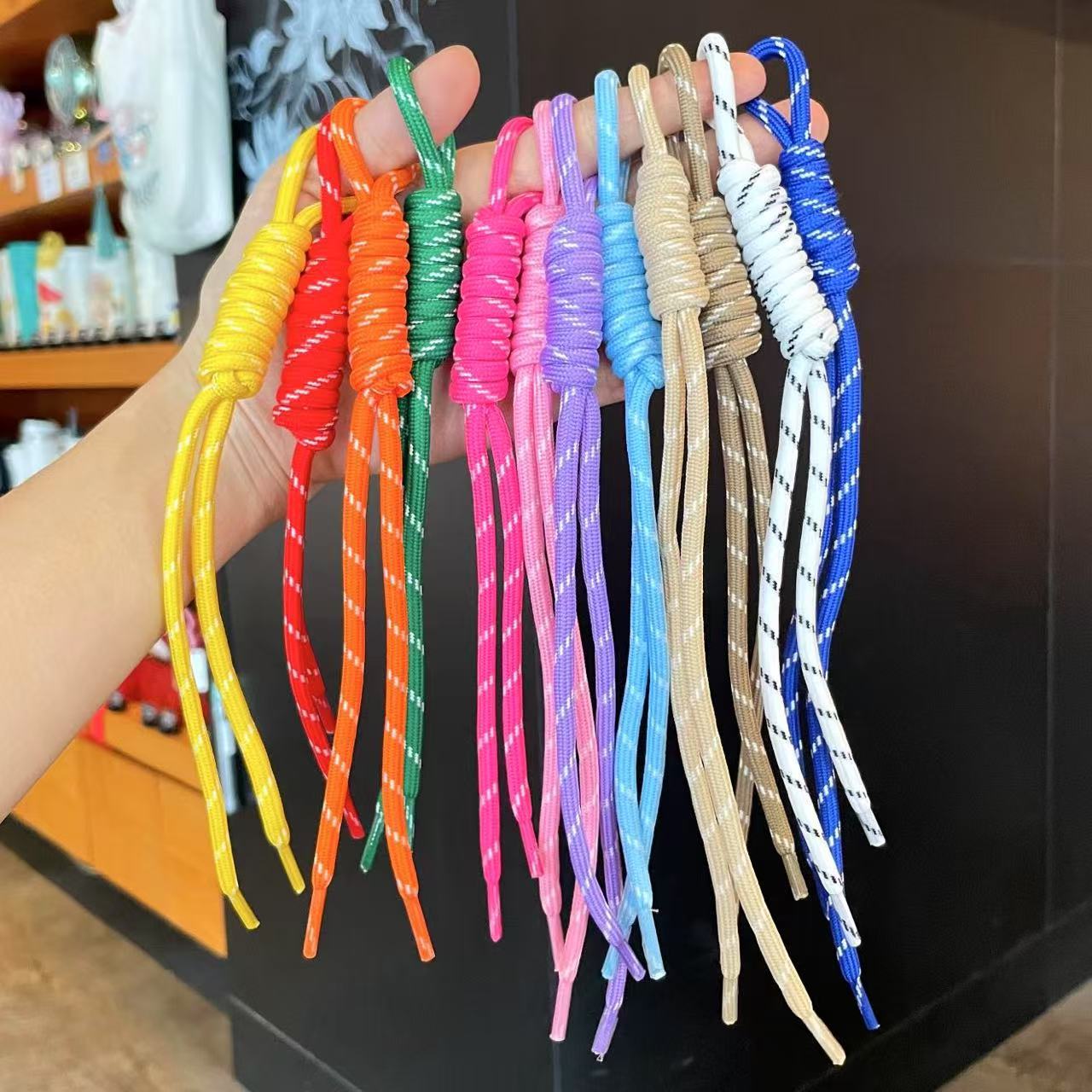 Polyester Braid Knitting Phone Lanyard Available In Colour