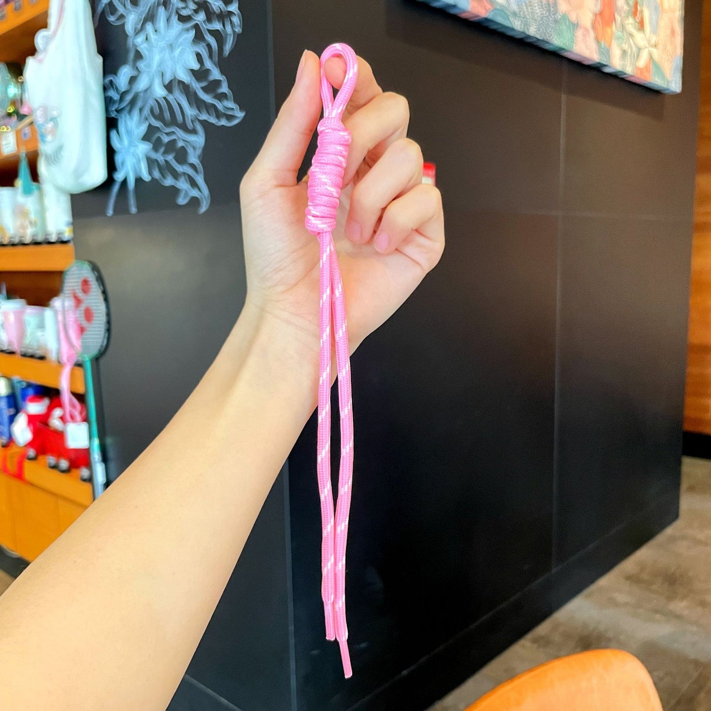 Polyester Braid Knitting Phone Lanyard Available In Colour