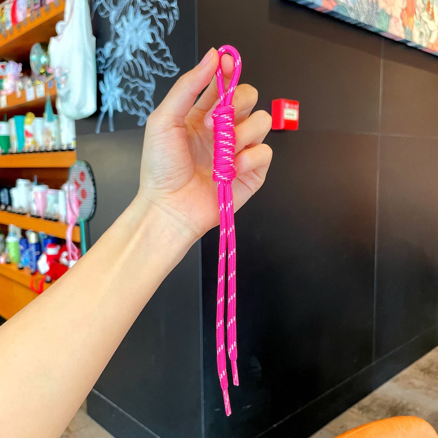 Polyester Braid Knitting Phone Lanyard Available In Colour