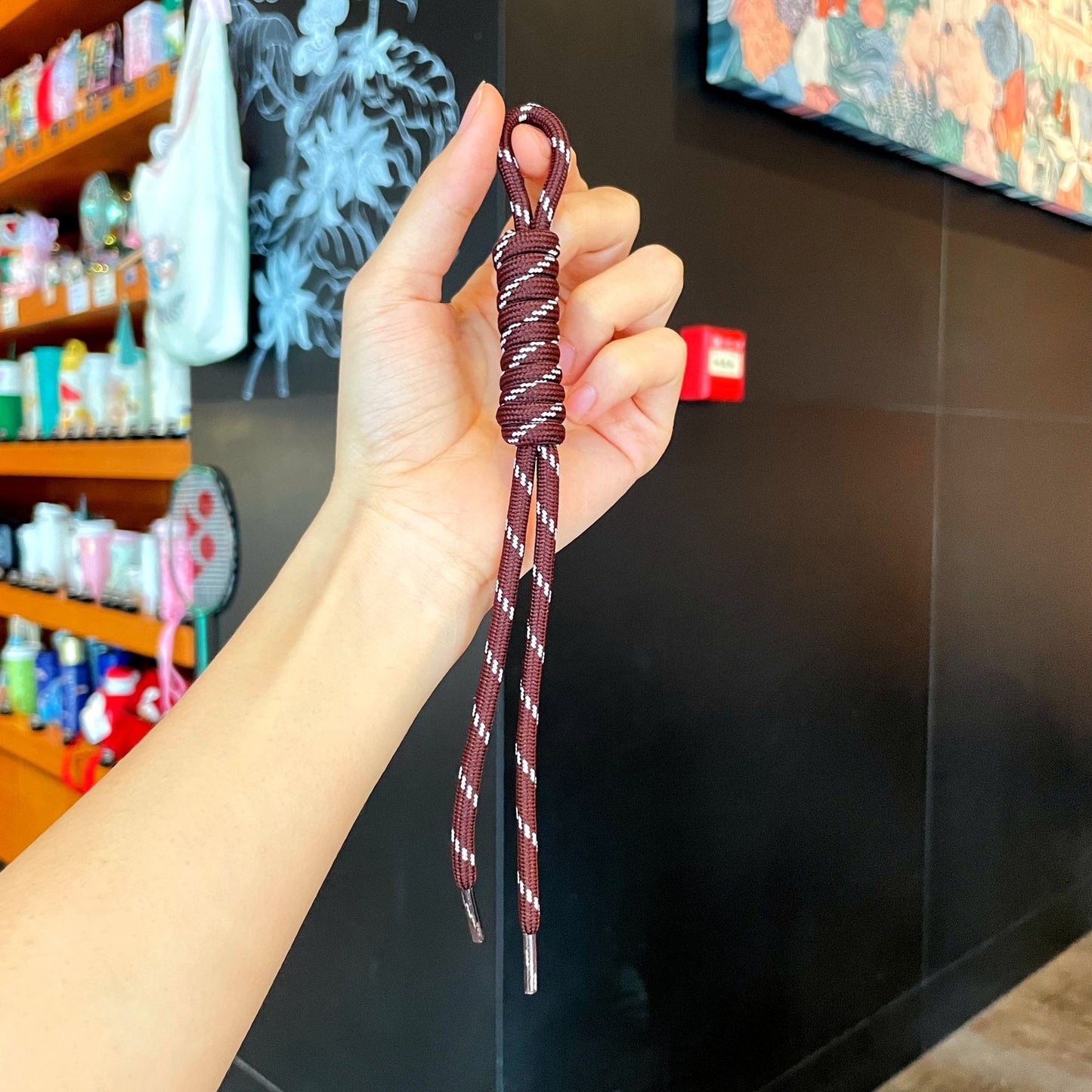 Polyester Braid Knitting Phone Lanyard Available In Colour
