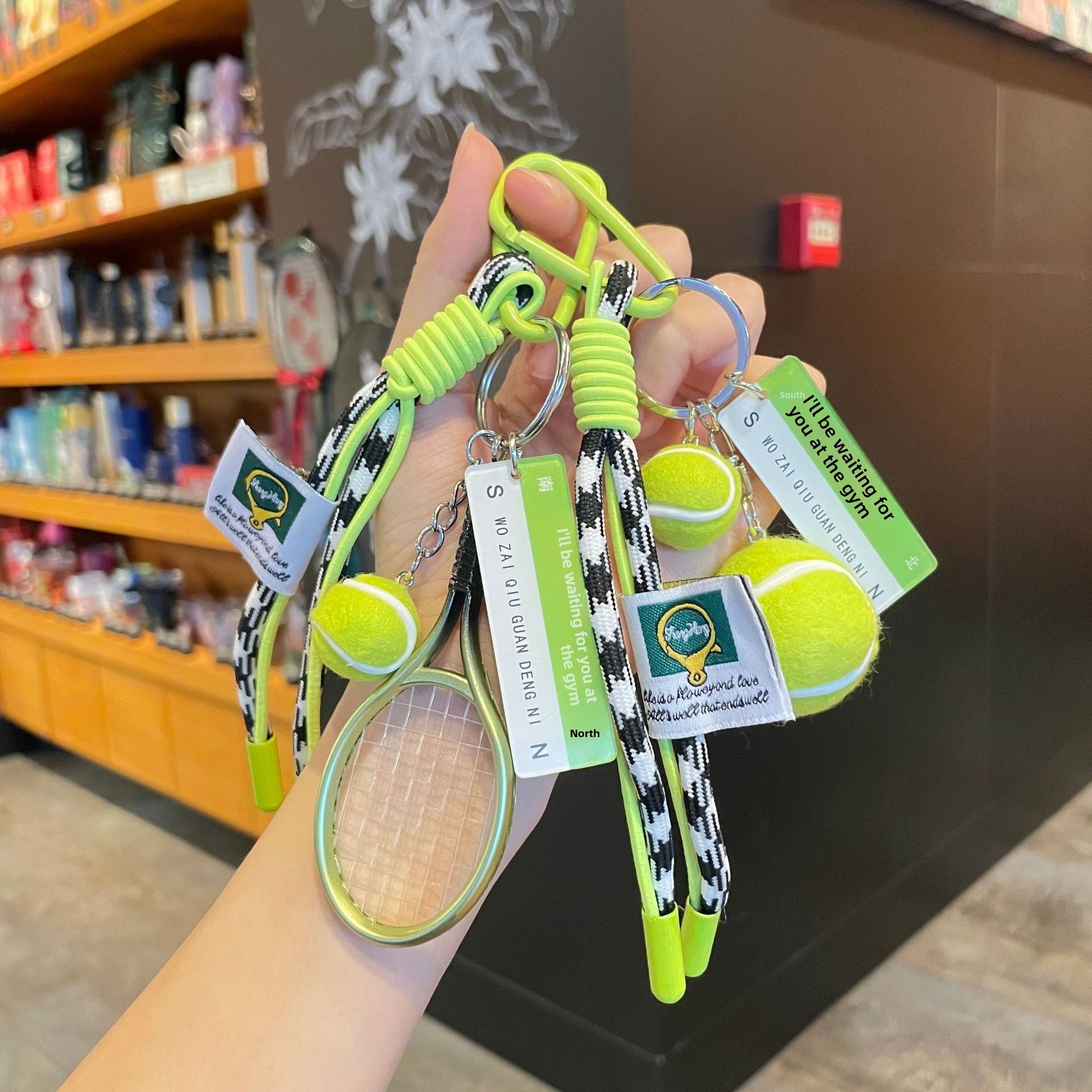 Acrylic Keychain In Vibrant Orange, Durable And Stylish Keychain Accessory