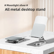 Q10 Aluminum Alloy Mobile Phone Stand-Aurora Silver