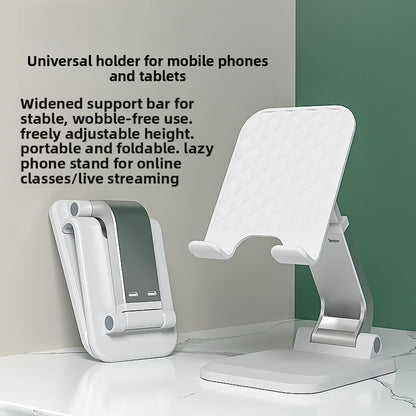 Folding Bracket Phone Stand Made Of Durable Aluminium Alloy In Black