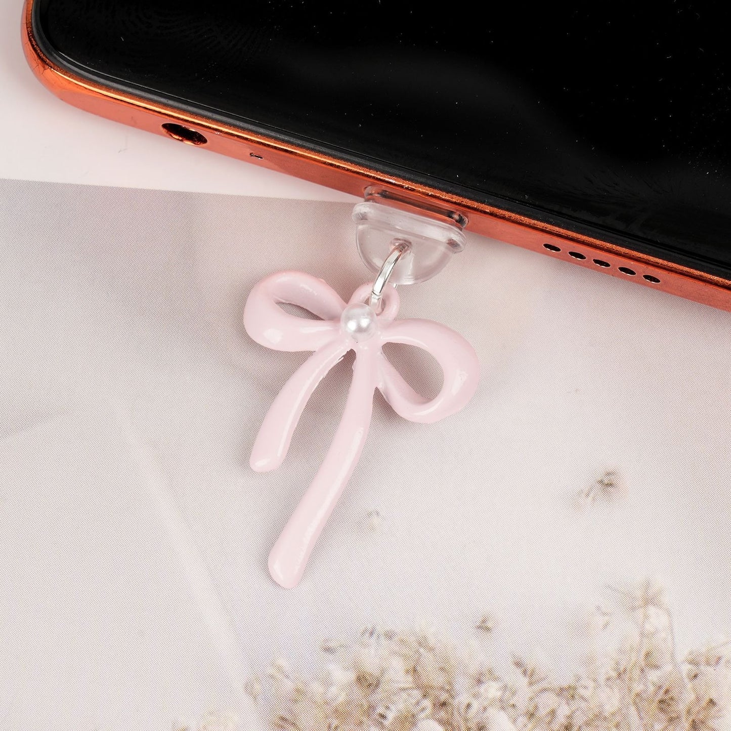 Green Mobile Phone Dust Plug Compatible With Apple Devices, Stylish And Protective Accessory