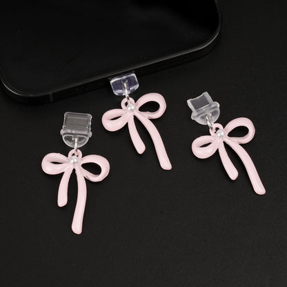 Green Mobile Phone Dust Plug Compatible With Apple Devices, Stylish And Protective Accessory