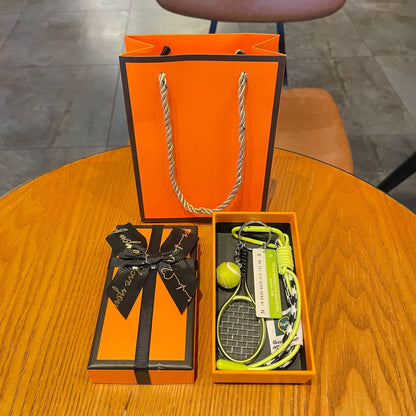 Acrylic Keychain In Vibrant Orange, Durable And Stylish Keychain Accessory