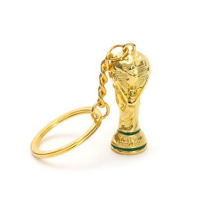 Football World Cup Keychain Made Of Durable Zinc Alloy, Perfect Souvenir And Gift Accessory