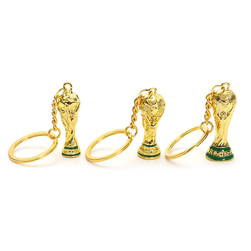 Football World Cup Keychain Made Of Durable Zinc Alloy, Perfect Souvenir And Gift Accessory