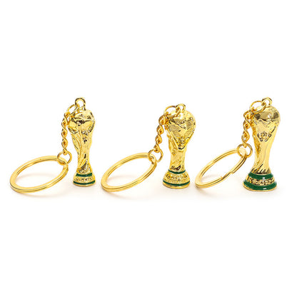 Football World Cup Keychain Made Of Durable Zinc Alloy, Perfect Souvenir And Gift Accessory