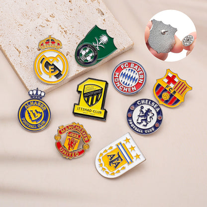 Alloy Brooch Badge Jewelry Accessory Featuring Durable Metal Material