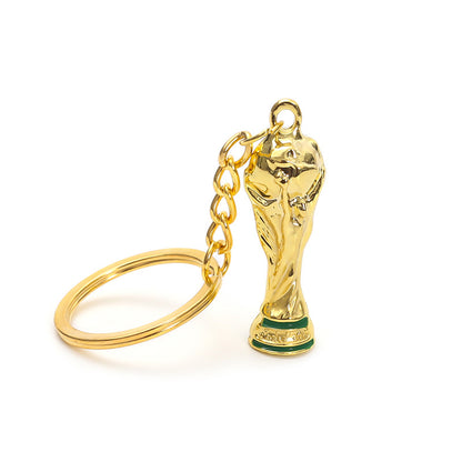 Football World Cup Keychain Made Of Durable Zinc Alloy, Perfect Souvenir And Gift Accessory