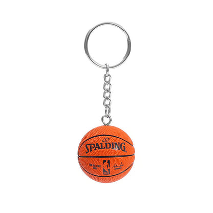 Basketball Pattern Plastic Keychain, Stylish And Durable Keychain Accessory