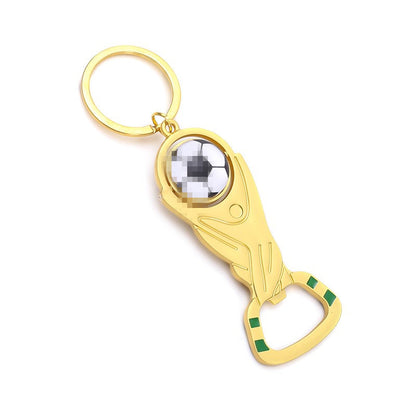 Football World Cup Keychain Made Of Durable Zinc Alloy, Perfect Souvenir And Gift Accessory