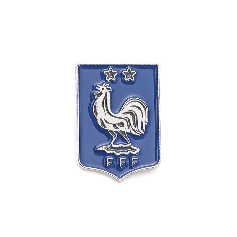 Alloy Brooch Badge Jewelry Accessory Featuring Durable Metal Material