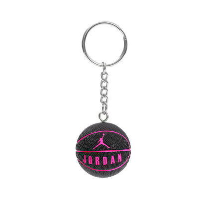Basketball Pattern Plastic Keychain, Stylish And Durable Keychain Accessory