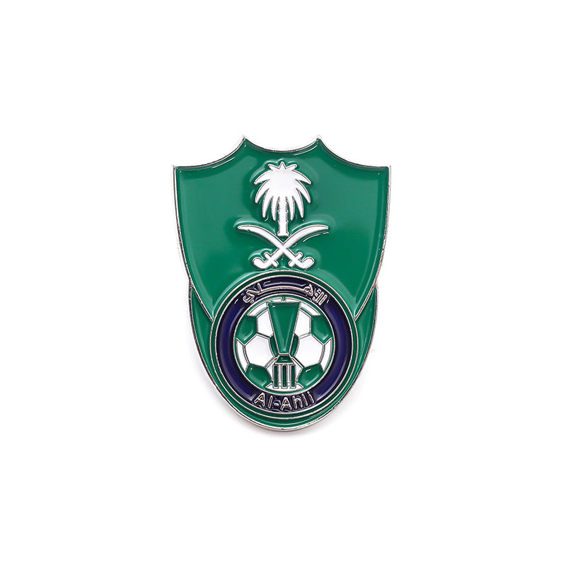 Alloy Brooch Badge Jewelry Accessory Featuring Durable Metal Material