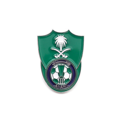 Alloy Brooch Badge Jewelry Accessory Featuring Durable Metal Material