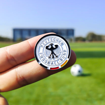Alloy Brooch Badge Jewelry Accessory Featuring Durable Metal Material