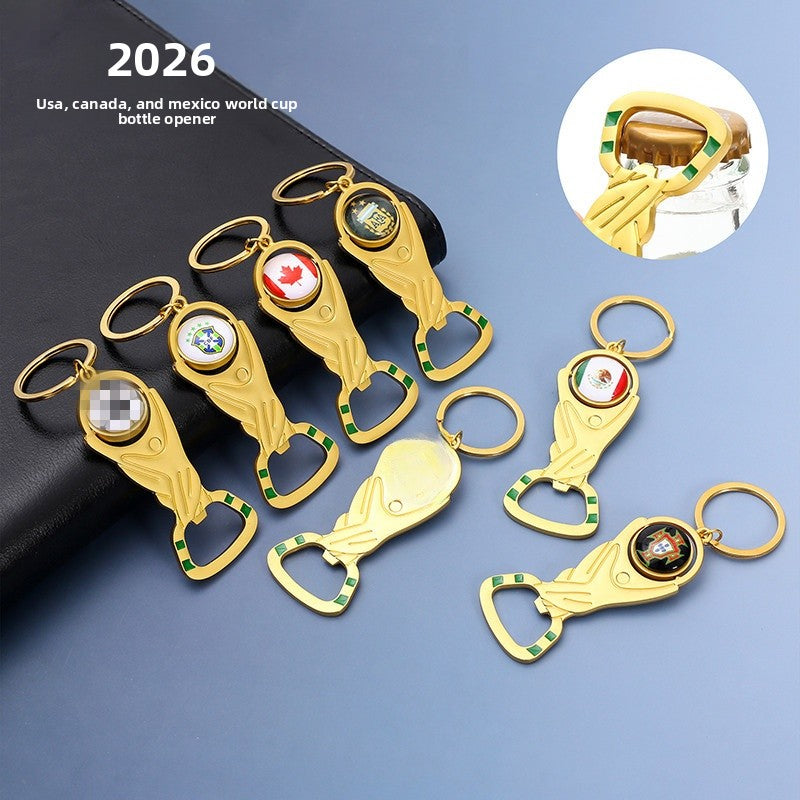 Football World Cup Keychain Made Of Durable Zinc Alloy, Perfect Souvenir And Gift Accessory