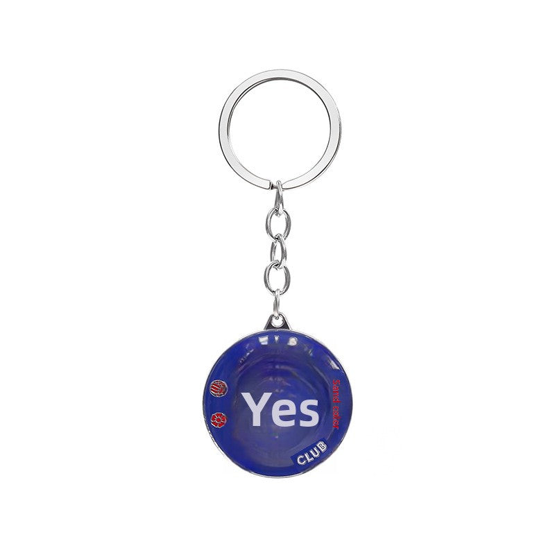 Zinc Alloy Keychain Featuring Durable Construction For Everyday Use