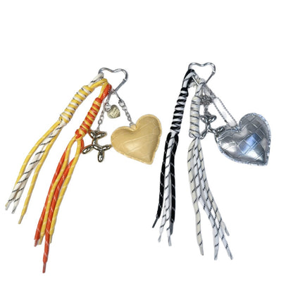Original Design Star Pattern Keychain In PU Leather, Stylish And Durable Hanging Accessory