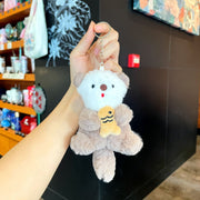 Holding Fish Little Koala - Light Coffee