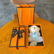 Hug Fish Little Koala - Blue + Orange Gift Box + Gift Bag
