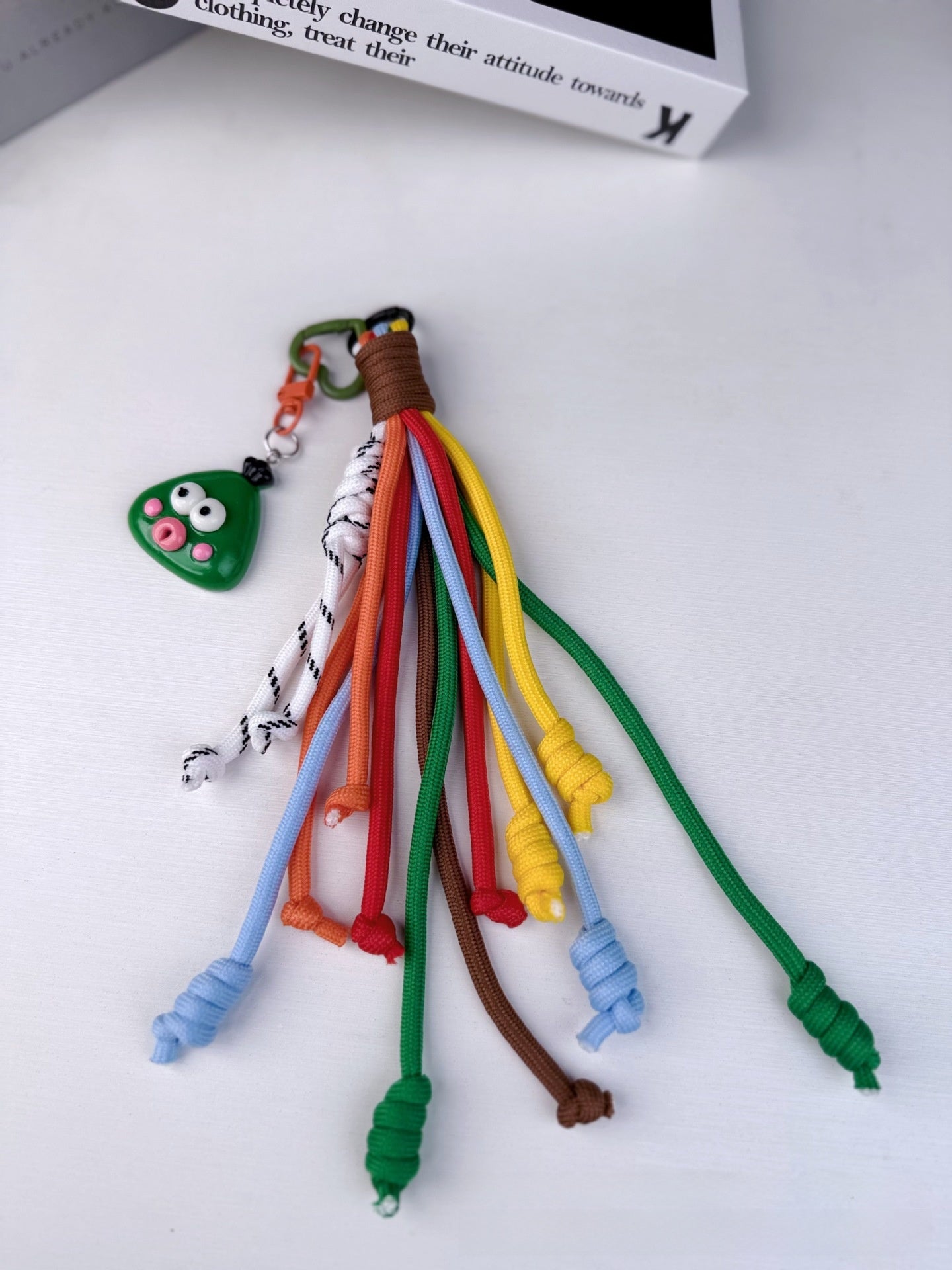 Mouth Pattern Plastic Pendant Charm Available In Colour