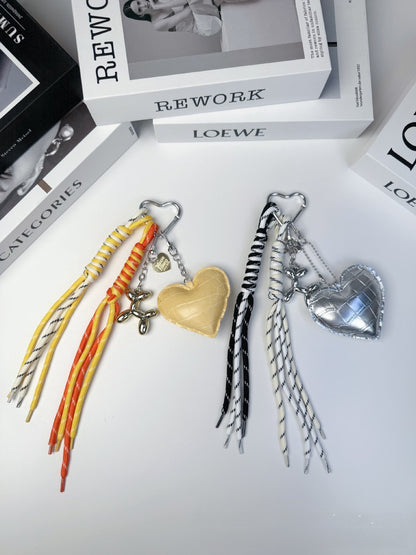 Original Design Star Pattern Keychain In PU Leather, Stylish And Durable Hanging Accessory