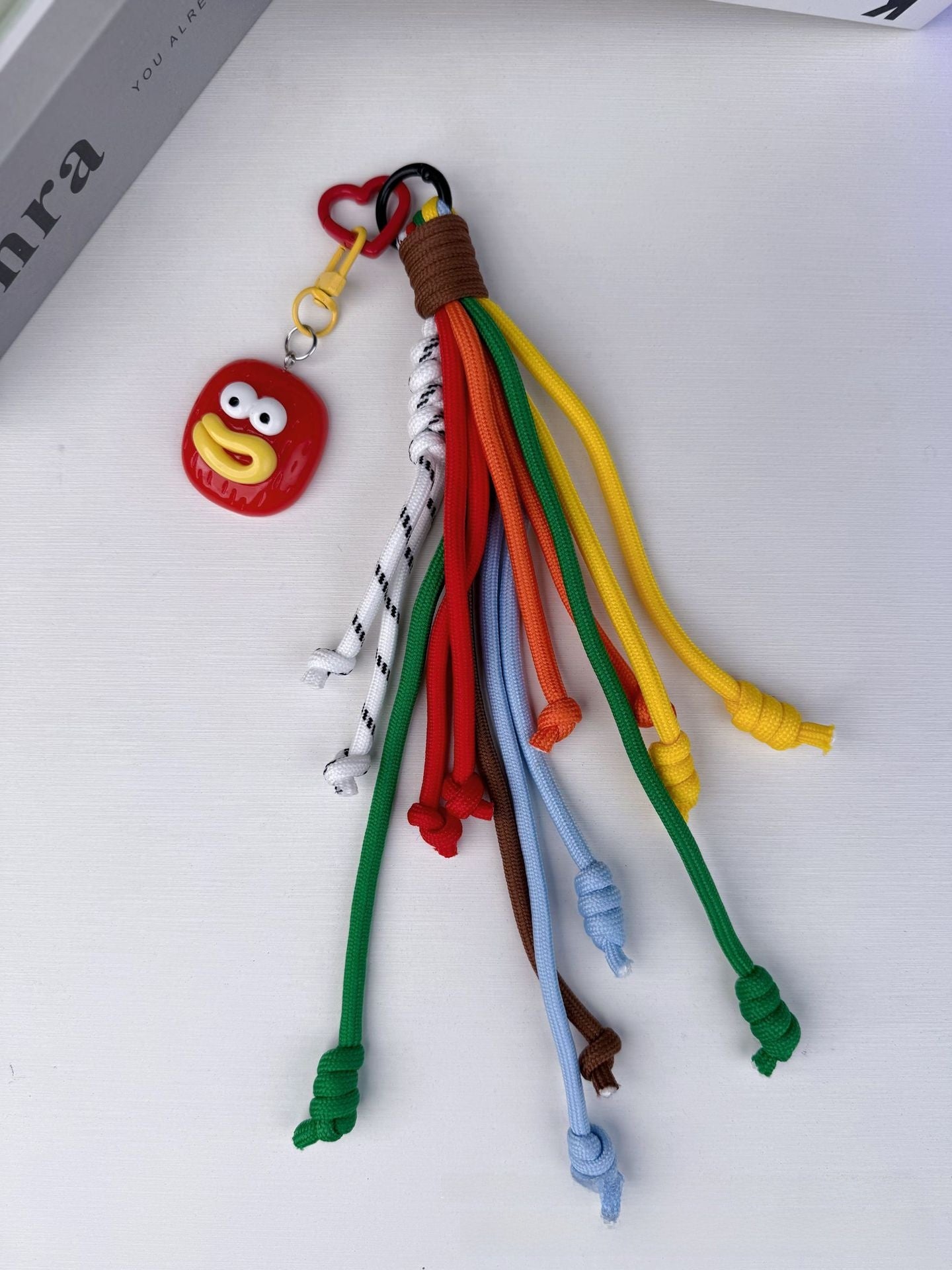 Mouth Pattern Plastic Pendant Charm Available In Colour